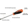 Dynamic Tools 3/8" Slotted Screwdriver, Comfort Grip Handle D062006
